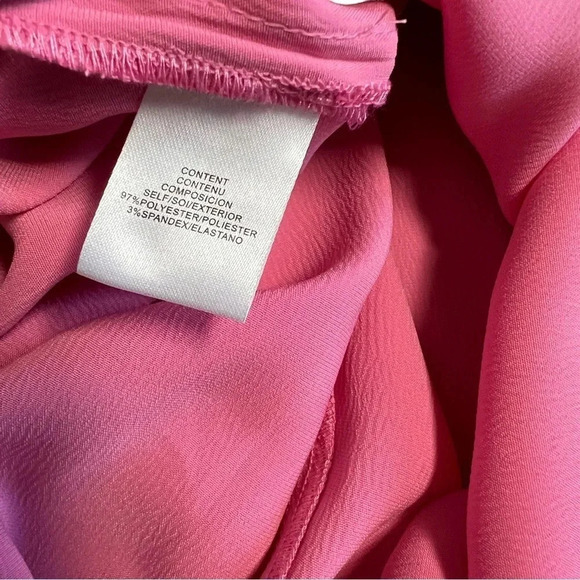 Wayf Inez Satin Midi Skirt In Bubblegum Pink Size XS - Picture 5 of 7